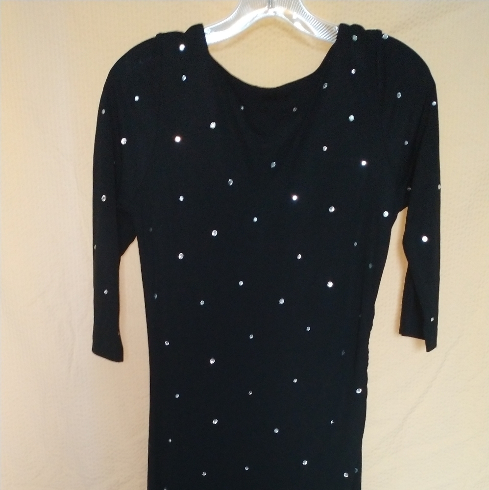 Bloomingdales black pencil dress